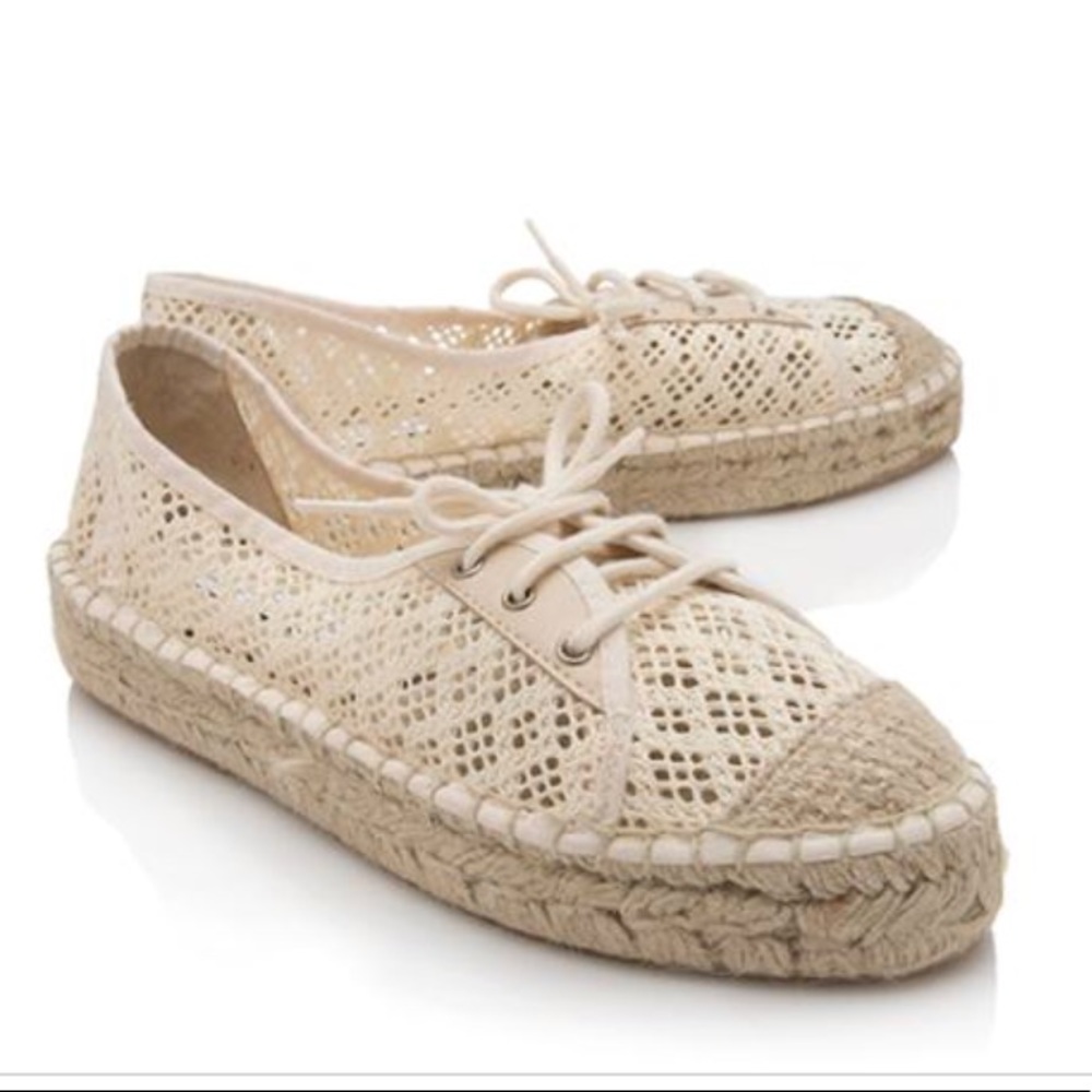 DVF Crotchet platform espadrilles, size 9